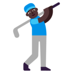 Man Golfing Emoji Windows