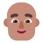 Man Bald Emoji Windows