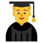 Man Student Emoji Windows