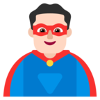 Man Superhero Emoji Windows