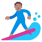 Man Surfing Emoji Windows