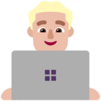 Man Technologist Emoji Windows