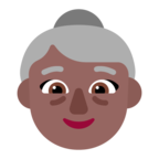 Old Woman Emoji Windows