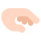 Palm Down Hand Emoji Windows
