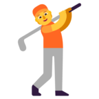 Person Golfing Emoji Windows