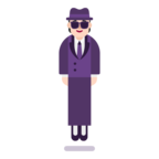 Person In Suit Levitating Emoji Windows