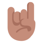 Sign Of The Horns Emoji Windows