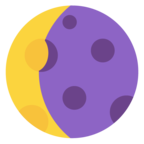 Waning Crescent Moon Emoji Windows