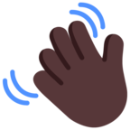 Waving Hand Emoji Windows