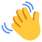 Waving Hand Emoji Windows
