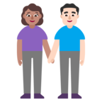 Woman And Man Holding Hands Emoji Windows