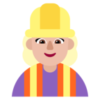 Woman Construction Worker Emoji Windows