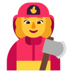 Woman Firefighter Emoji Windows