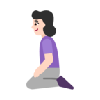 Woman Kneeling Emoji Windows