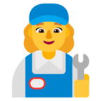 Woman Mechanic Emoji Windows