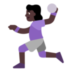 Woman Playing Handball Emoji Windows
