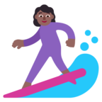 Woman Surfing Emoji Windows