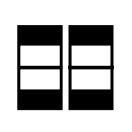 Cuneiform Numeric Sign Two N51 Flat