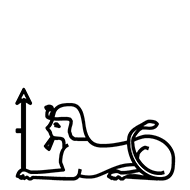 Egyptian Hieroglyph-#13B1D