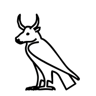 Egyptian Hieroglyph-#13CDF