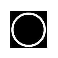 Inverse White Circle