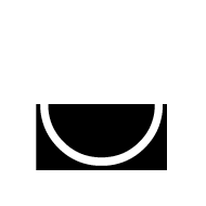 Lower Half Inverse White Circle