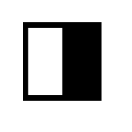 Square With Right Half Black