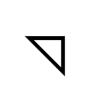 Upper Right Triangle