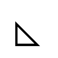Lower Left Triangle