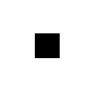 Black Medium Small Square