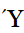 Greek Capital Letter Upsilon With Oxia
