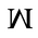 Latin Epigraphic Letter Inverted M