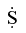 Latin Capital Letter S With Dot Below And Dot Above