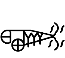 Linear B Ideogram B240 Wheeled Chariot