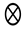 Heavy Circled Saltire