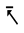 North West Triangle-Headed Arrow To Bar