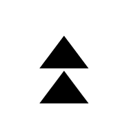 Black Up-Pointing Double Triangle