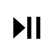 Black Right-Pointing Triangle With Double Vertical Bar