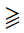 Double-Line Slanted Greater-Than Or Equal To